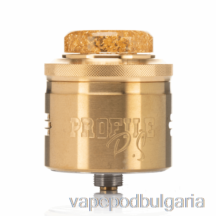 Vape 10000 Дръпки Wotofo Profile Ps Dual Mesh 28.5mm Rda Gold